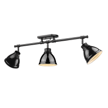 Duncan 3 Light 35" Wide Fixed Rail Linear Ceiling Fixture / Wall Sconce