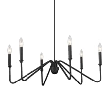 Kennedy 6 Light 30" Wide Taper Candle Style Chandelier