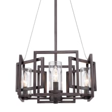 Marco 4 Light 16" Wide Taper Candle Drum Chandelier