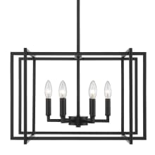 Tribeca 6 Light 21" Wide Taper Candle Pendant