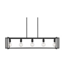 Tribeca 5 Light 41" Wide Linear Chandelier