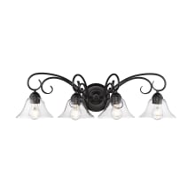 Homestead 4 Light 32" Wide Bathroom Vanity Light