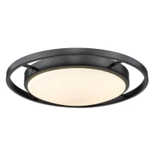 Astra 17" Wide LED Flush Mount Bowl Ceiling Fixture