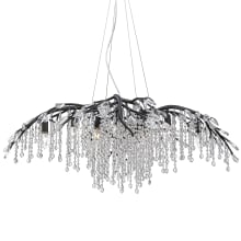 Autumn Twilight 12 Light 40" Wide Crystal Abstract Chandelier