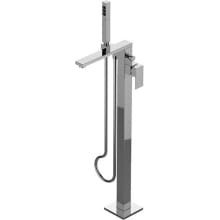 Incanto Floor Mounted Tub Filler with Built-In Diverter - Includes Hand Shower