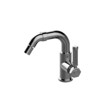 Vintage 2.2 GPM Single Hole Bidet Faucet with 1 Lever Handle and Pop-Up Drain Assembly