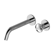Harley 1.2 GPM 2 Hole Wall Mounted 2-3/4" Widespread Bathroom Faucet with 9-1/4" Spout Reach (Less Valve)