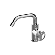 Harley 2.2 GPM Single Hole Bidet Faucet with 1 Wheel Handle and Pop-Up Drain Assembly