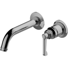 Vignola 1.2 GPM 2 Hole Wall Mounted 2-11/16" Widespread Bathroom Faucet with 7-9/16" Spout Reach
