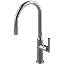 Harley 1.8 GPM Single Hole Pull Down Kitchen Faucet
