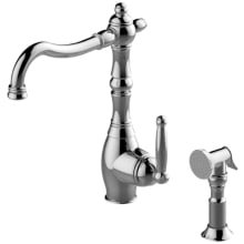 Duxbury 1.8 GPM Single Hole Kitchen Faucet - Includes Side Spray