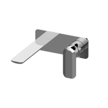 Sento 1.2 GPM Wall Mounted Single Hole Bathroom Faucet (Less Valve)