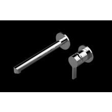 Terra 1.2 GPM Wall Mounted Widespread Bathroom Faucet