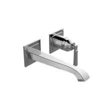 Finezza UNO 1.2 GPM Wall Mounted Mini-Widespread Bathroom Faucet (Less Valve)