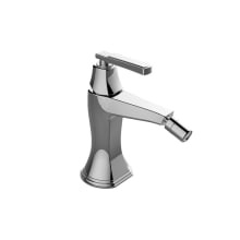 Finezza Uno 2.2 GPM 6-11/16" Single Hole Bidet Faucet with 1 Lever Handle and Pop-Up Drain Assembly