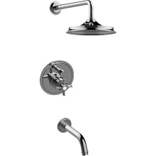 Camden Tub and Shower Trim Package with 1.8 GPM Single Function Shower Head (Less Valve)