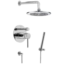 Terra Pressure Balanced Shower System with Shower Head and Hand Shower