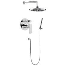 Sento Pressure Balanced Shower System with Shower Head and Hand Shower
