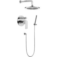 Sento Pressure Balanced Shower System with Shower Head and Hand Shower (Less Valve)