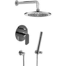 Phase Pressure Balanced Shower System with Shower Head and Hand Shower