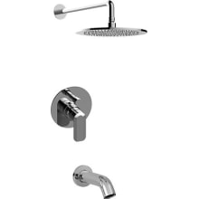 Sento Tub and Shower Trim Package with 1.8 GPM Single Function Shower Head (Less Valve)