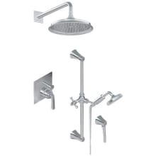 Finezza Due Pressure Balanced Shower System with Shower Head and Hand Shower