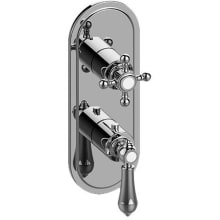 M-Series Transitional 2-Hole Trim Plate with Handles (Vertical Installation)