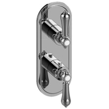 M-Series Transitional 2-Hole Trim Plate with Handles (Vertical Installation)