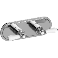 M-Series Transitional 2-Hole Trim Plate with Handles (Horizontal Installation)