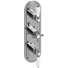 M-Series Transitional 3-Hole Trim Plate with Handles (Vertical Installation)