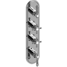M-Series Transitional 4-Hole Trim Plate with Handles (Vertical Installation)
