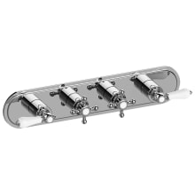 M-Series Transitional 4-Hole Trim Plate with Handles (Horizontal Installation)