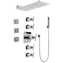 Aqua-Sense Full Square Thermostatic Shower System