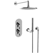 Terra Thermostatic Shower System with Shower Head and Hand Shower (Less Valve)