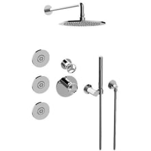 Harley Thermostatic Shower System with Shower Head, Hand Shower, and Bodysprays