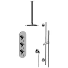 Terra Thermostatic Shower System with Shower Head and Hand Shower