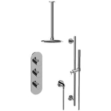 M.E.25 Thermostatic Shower System with Shower Head and Hand Shower