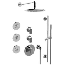 Sento Thermostatic Shower System with Shower Head, Hand Shower, and Bodysprays