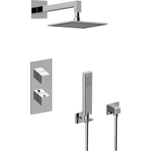 Incanto Thermostatic Shower System with Shower Head and Hand Shower