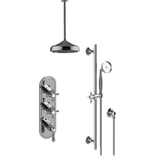 M-Series Thermostatic Shower System - Shower with Handshower (Rough & Trim)