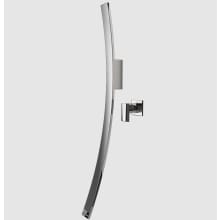 Luna Wall Mounted Vessel Bathroom Faucet and Handle