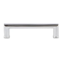 Carre 4" Center to Center Solid Brass Cabinet Handle / Drawer Handle