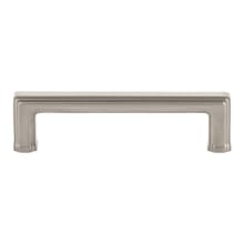 Carre 4" Center to Center Solid Brass Cabinet Handle / Drawer Handle