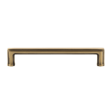 Carre 6" Center to Center Solid Brass Cabinet Handle / Drawer Handle