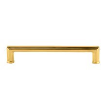 Carre 6" Center to Center Solid Brass Cabinet Handle / Drawer Handle