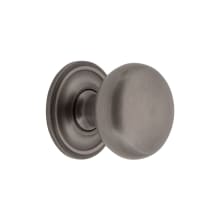 Fifth Avenue 1-3/8” Solid Brass Luxury Cabinet Knob with Georgetown Rosette