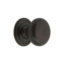 Fifth Avenue 1-3/8” Solid Brass Luxury Cabinet Knob with Georgetown Rosette
