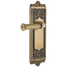 Windsor Solid Brass Rose Right Handed Single Dummy Door Lever with Georgetown Lever