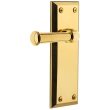 Fifth Avenue Solid Brass Rose Dummy Door Lever Set with Georgetown Lever