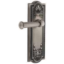 Parthenon Solid Brass Rose Dummy Door Lever Set with Georgetown Lever